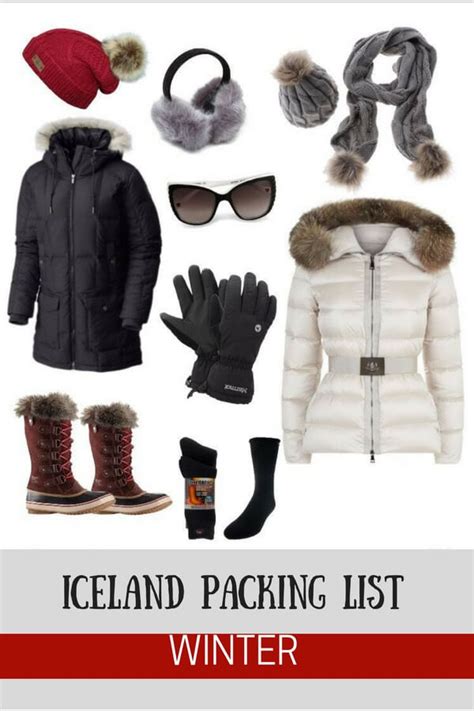 Iceland packing list for winter: what you need, what you don't, must haves