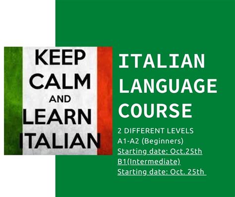 ITALIAN LANGUAGE COURSE- Updated on 25/10/2022 – Servizi Internazionalizzazione e Comunicazione ...