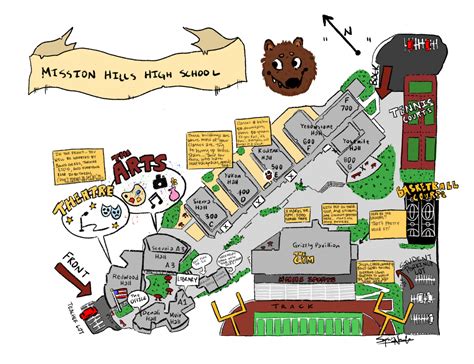 A New Take on the Mission Hills Campus Map – The Silvertip