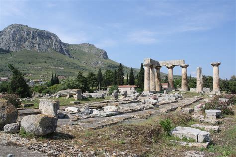 Temple of Apollo, Corinth (Illustration) - World History Encyclopedia