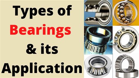 Types of bearings and its applications - YouTube