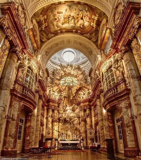 St. Charles Church, Vienna, Austria (Stunning Baroque Architecture) [1280 x 1452] : r ...