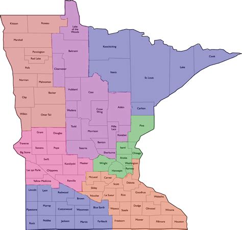 mn-county-district-map - General Federation of Women's Clubs Minnesota