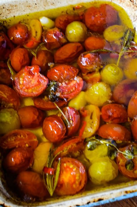 Easy Confit Tomatoes (Tomatoes Preserved In Oil) + video! - Larder Love