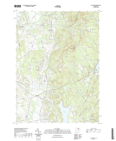 Ellington Connecticut US Topo Map – MyTopo Map Store