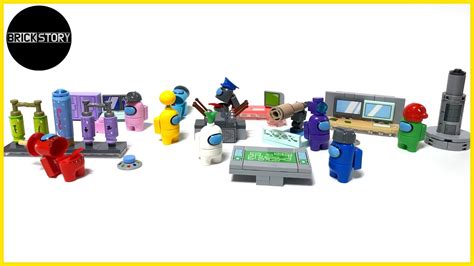 LEGO AMONG US MINIFIGURES SET RENZAIMA705 Speed Building | Unofficial ...