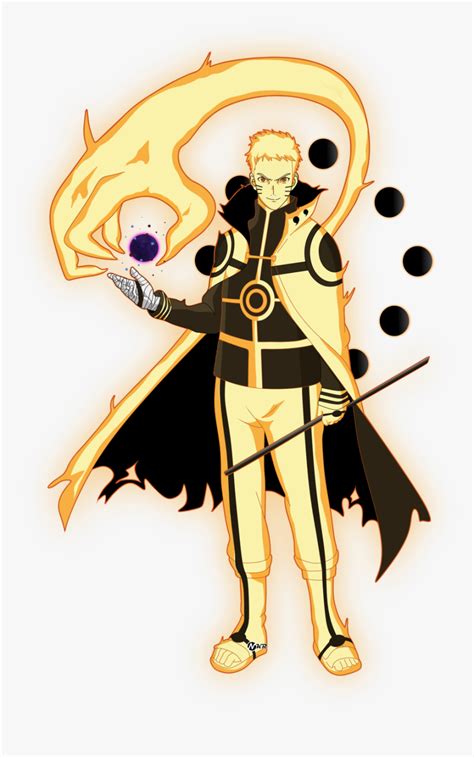 Naruto Hokage Png - Naruto Hokage Bijuu Mode, Transparent Png ...