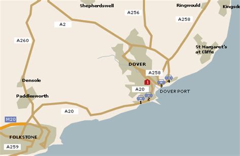 Dover Port Map