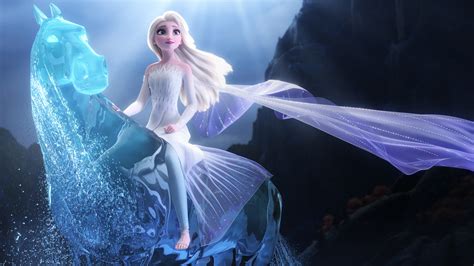 New HD image of Elsa as the fifth element from the Frozen 2 final shows ...