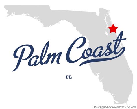 Map of Palm Coast, FL, Florida