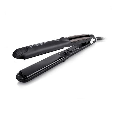 Professional Ceramic Steam Hair Straightener Flat Iron Vapor Steampod Hair Straightener Electric ...