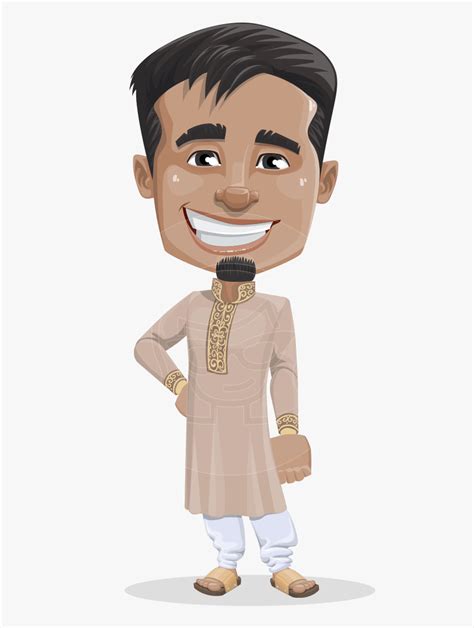 Indian Cartoon Character - Indian Man Cartoon Png, Transparent Png ...