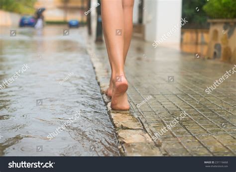 Barefoot in rain Stock Photos, Images & Photography | Shutterstock