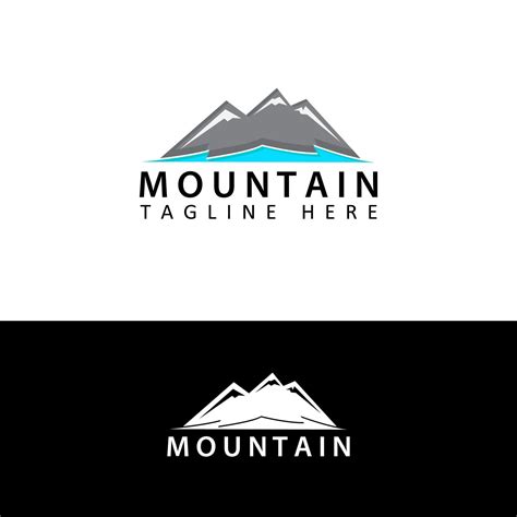 mountain logo template design vector 4448174 Vector Art at Vecteezy