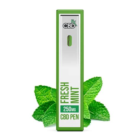 Fresh Mint CBD Vape Pen | 250mg Organic Broad Spectrum CBD- CBDfx