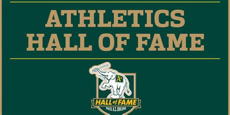 Athletics to induct five into Hall of Fame