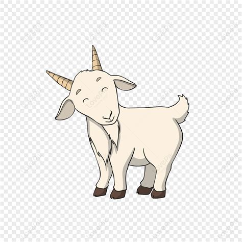 Gambar Kartun Kambing Clipart Gaya Tangan Menggambar Hewan Desain ...