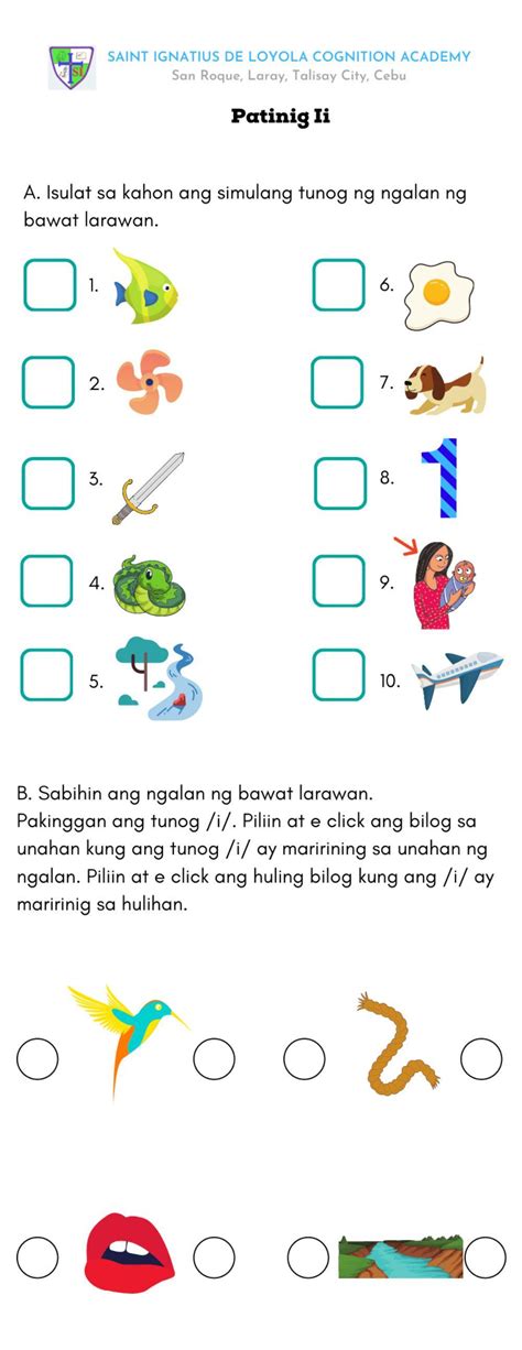 Patinig Katinig Interactive Worksheet Live Worksheets, 57% OFF