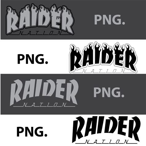 Raiders Logo PNG. Custom Las Vegas Raiders Logo PNG. - Etsy