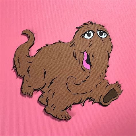 Sesame Street Snuffleupagus Die Cut Scrapbook Page Title - Etsy