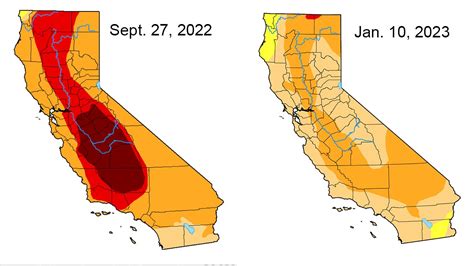 Map: See How California Drought Conditions Improved – NBC Los Angeles