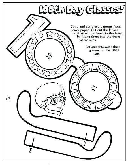 Free Printable 100 Days Of School Coloring Pages