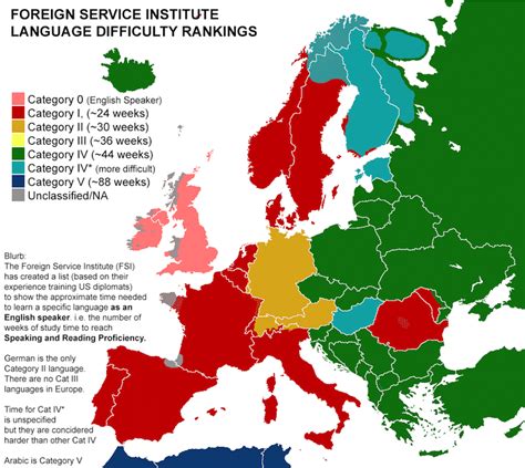 European Language Map Reveals the Hardest Language to Learn