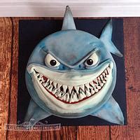 Bruce - Shark Birthday Cake - Decorated Cake by Niamh - CakesDecor