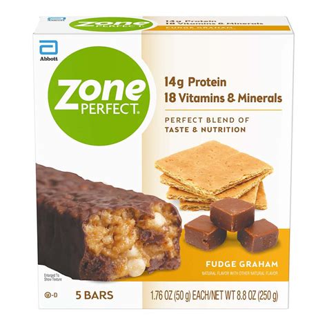 ZonePerfect 14g Protein Bars - Fudge Graham - Shop Granola & snack bars ...