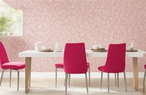 Premium AI Image | Modern dining room wallpaper