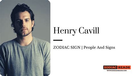 Henry Cavill- ZODIAC SIGN | PeopleAndSigns - ZodiacReads