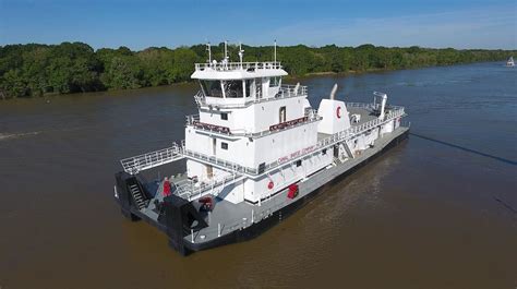 Conrad Delivers 6,000 Hp. Towboat To Canal Barge - The Waterways Journal