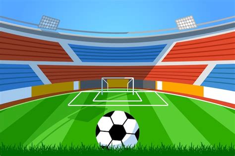 Free Vector | Gradient football field background