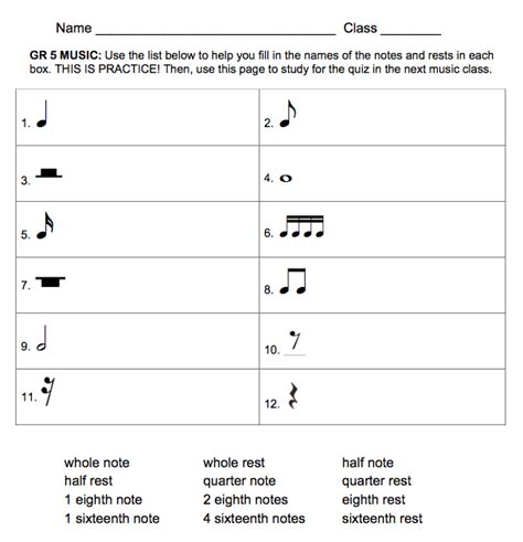 TECHNOLOGI INFORMATION: Rhythm worksheets