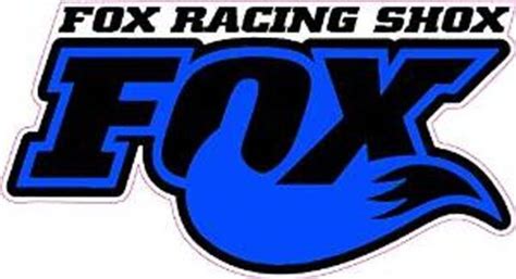 Fox Racing Shox Blue Tall Small Decal 3" x 2" | eBay