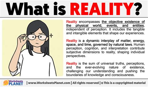 What is Reality | Definition of Reality