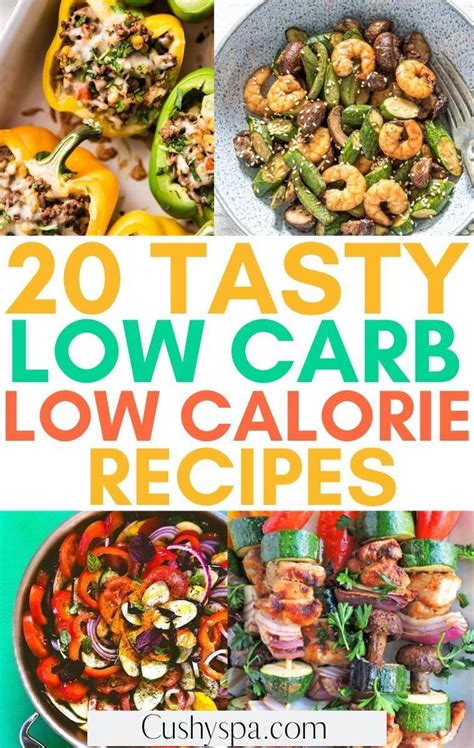 Delicious Low Carb Low Calorie Recipes