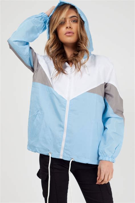 Womens Hooded Windbreaker Sports Festival Jacket – Styledup.co.uk