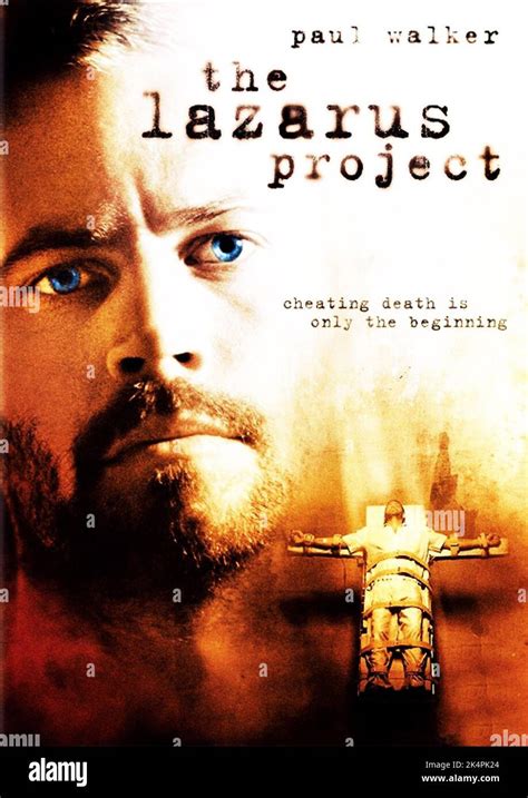 PAUL WALKER POSTER, THE LAZARUS PROJECT, 2008 Stock Photo - Alamy