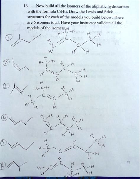 SOLVED: Now build all the isomers of the aliphatic hydrocarbon with the formula C6H14. Draw the ...