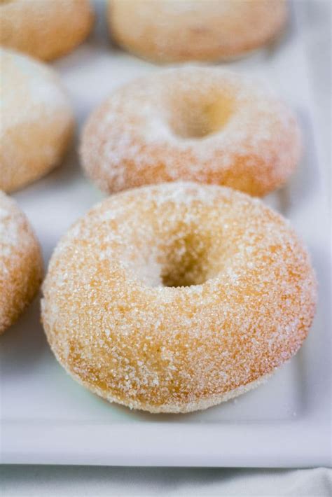 Homemade Baked Sugar Donuts - Brooklyn Farm Girl