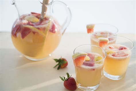 White Wine Sangria Recipe With Summer Fruits