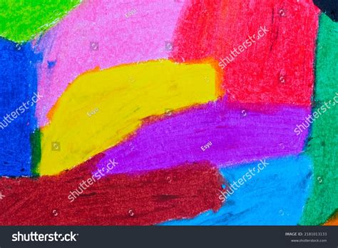 Crayon Background Colorful Background Colorful Wallpaper Stock ...