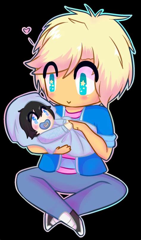 Garroth and baby Zane By: YaoiGirls379 o(>﹏