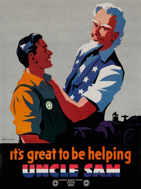 It's Great to Be Helping Uncle Sam, Original WWII Poster | David ...