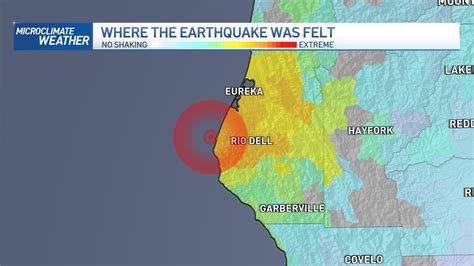 Where Was the California Earthquake Felt? – NBC Bay Area