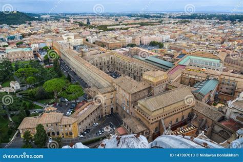 Aerial View of Vatican City Stock Image - Image of aerial, religion: 147307013