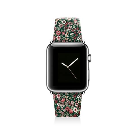 Floral Apple watch band women Apple watch strap genuine