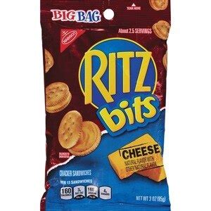 Nabisco Ritz Bits Cheese Sandwich Crackers Big Bag | Pick Up In Store ...