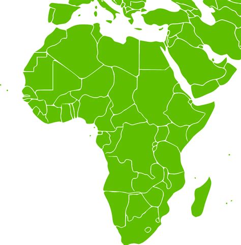 Africa,continent,green,map,countries - free image from needpix.com